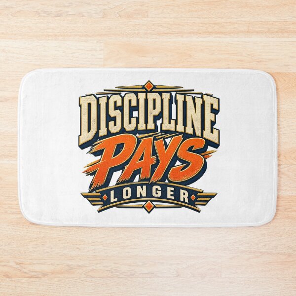 Item preview, Discipline Pays Longer Trading Mindset designed and sold by VolatilityEdge.