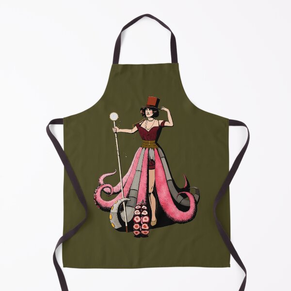 Item preview, Victorian steampunk octopus lady designed and sold by trisfits.