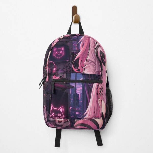 Item preview, Pink Gothic Neko – Cyber Kawaii Gaming Room designed and sold by Revyra Design .