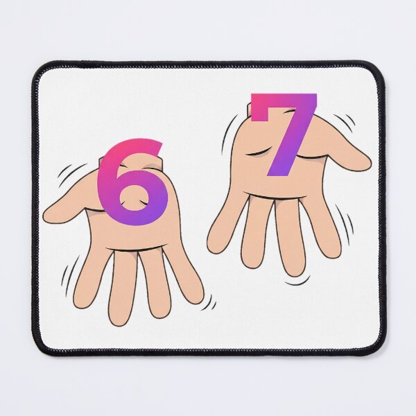 Item preview, 67 Hand Sign Graphic Logo Sixty Seven Meme designed and sold by JulSaMar03.