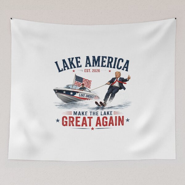 Item preview, Lake America Est. 2026 Shirt | Make the Lake Great Again T-Shirt | Funny Patriotic Lake Tee designed and sold by OFF-CTR.