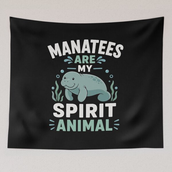 Item preview, Manatees Are My Spirit Animal Cute Manatee Lover designed and sold by mraihan.