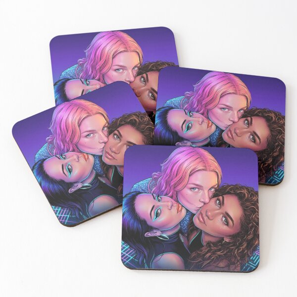 Item preview,  Euphoric Neon Actress Lgbtq+ Comic Book Art Home Wall Decor Print Poster Pride TV Series Movie Music designed and sold by Mind Space.