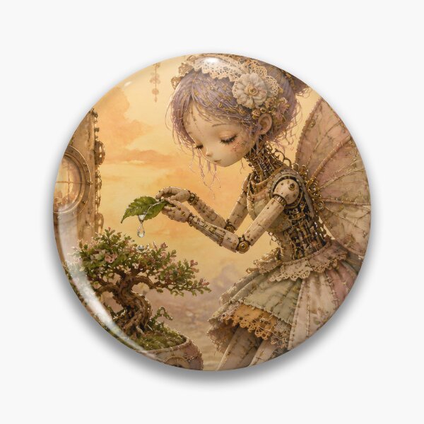 Item preview, Fairy Tending Bonsai in Mossy Glade designed and sold by sigmaartstudio.