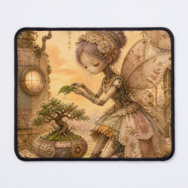 Item preview, Fairy Tending Bonsai in Mossy Glade designed and sold by sigmaartstudio.