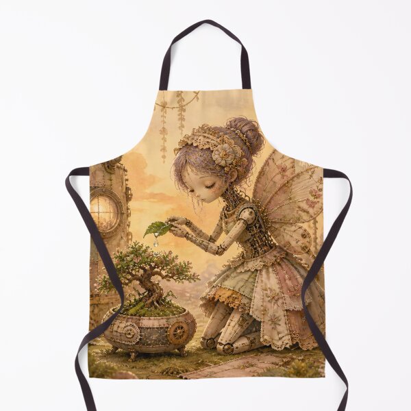 Item preview, Fairy Tending Bonsai in Mossy Glade designed and sold by sigmaartstudio.