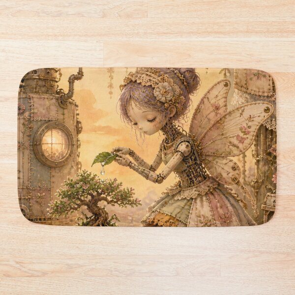 Item preview, Fairy Tending Bonsai in Mossy Glade designed and sold by sigmaartstudio.
