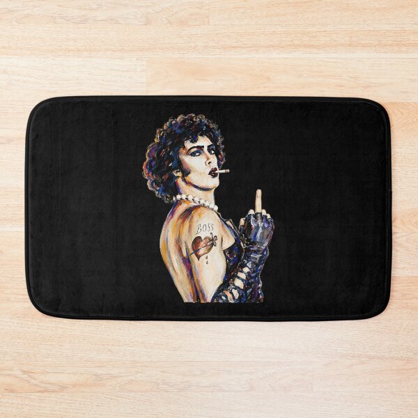 Item preview, Sweet Transvestite Tim Curry Frank-N-Furter Middle Finger Smoking Sweet Transvestite Funny designed and sold by yashuna.