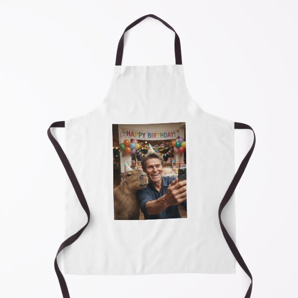 Item preview, Willem dafoe selfie capybara capybaras birthday cake memes happy Funny prank meme gift weird  designed and sold by CheeseBlueprint.