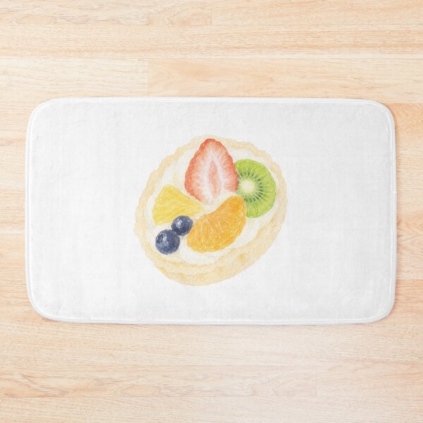 Item preview, Cozy Kitchen Fruit Tart Illustration designed and sold by bosamji.