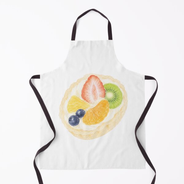 Item preview, Cozy Kitchen Fruit Tart Illustration designed and sold by bosamji.