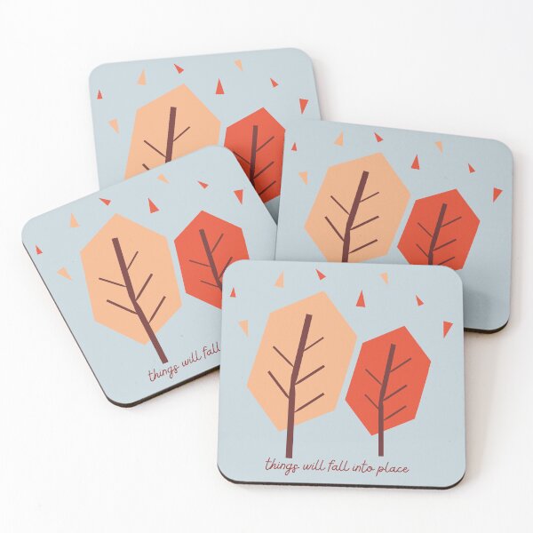 Item preview, Falling Into Place Happy Autumn Trees designed and sold by LibertyHub.