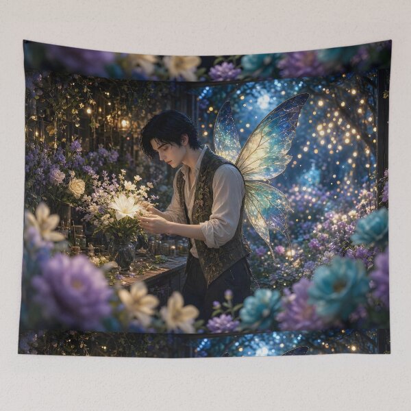 Item preview, Fairy Florist at Twilight designed and sold by sigmaartstudio.