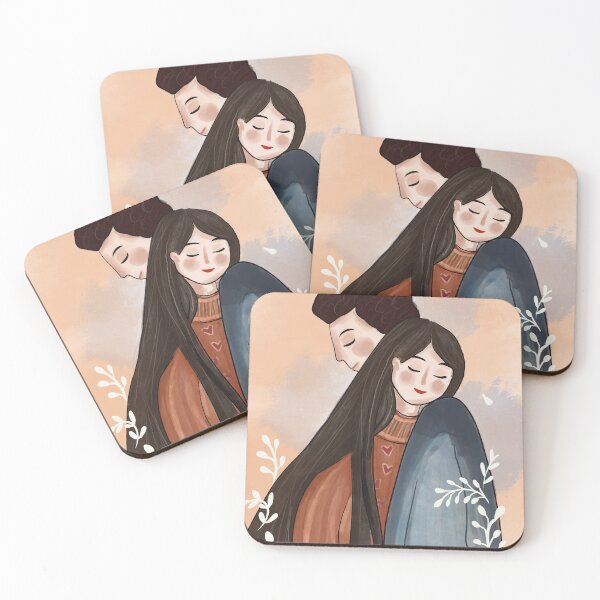 Item preview, Home is You – Cozy Couple Illustration designed and sold by ZakiaDanishyar.