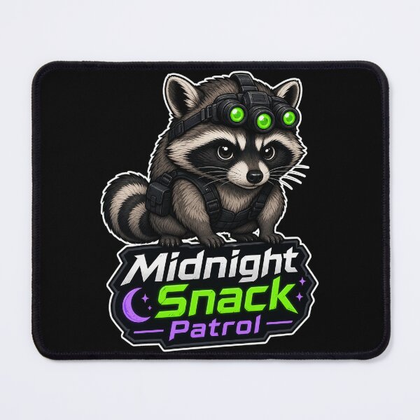Item preview, Jimothy Raccoon Midnight Snack Patrol Tactical Meme designed and sold by GraphixKing999.