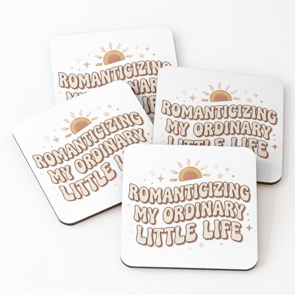 Item preview, Romanticizing My Ordinary Little Life Retro Groovy Sun designed and sold by SnazzifyDigital.