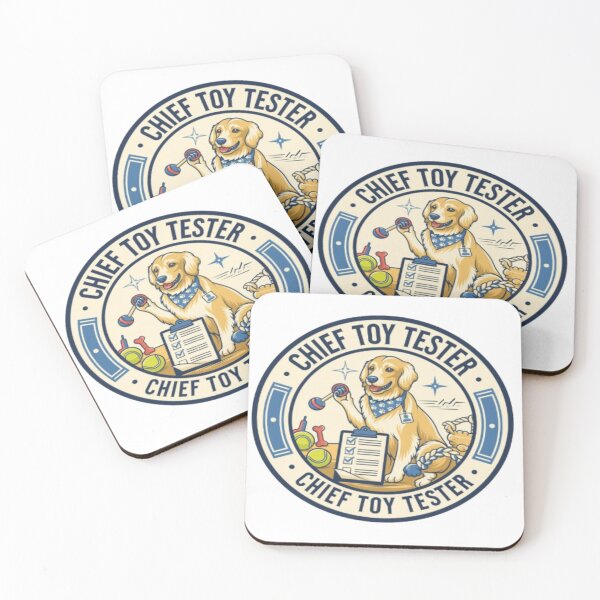 Item preview, Chief Toy Tester – Funny Golden Retriever Dog Job Design designed and sold by ClaussShop.
