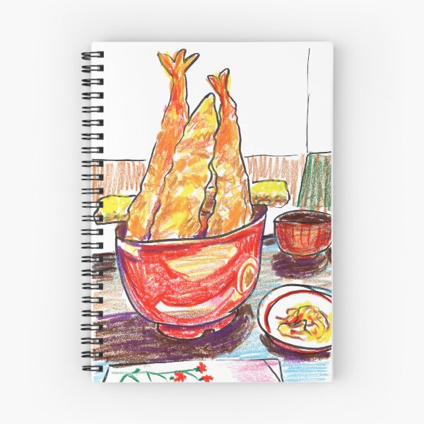 Item preview, Tempura Shrimp Bowl From Everyday Meals to Artwork--Day30 designed and sold by NINNNNNKI.