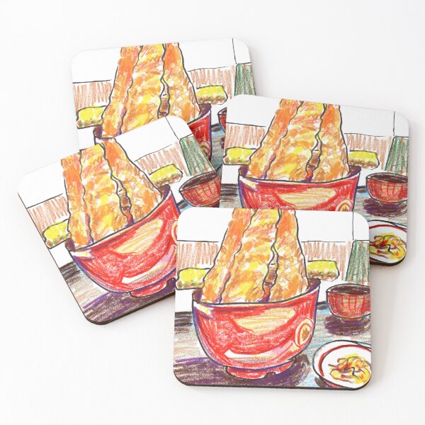 Item preview, Tempura Shrimp Bowl From Everyday Meals to Artwork--Day30 designed and sold by NINNNNNKI.