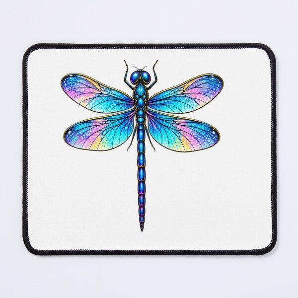 Item preview, Colorful Dragonfly Nature Insect Art designed and sold by Artbysarmina.