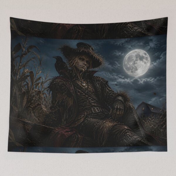 Item preview, Magical Scarecrow Solitario in Cornfield designed and sold by sigmaartstudio.
