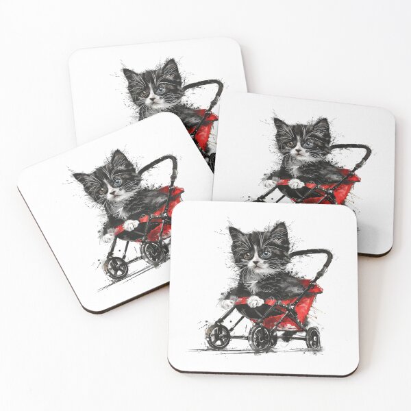 Item preview, Cat | Black & White Cat | Minimal Pet Aesthetic Art designed and sold by Mandayartstudio.