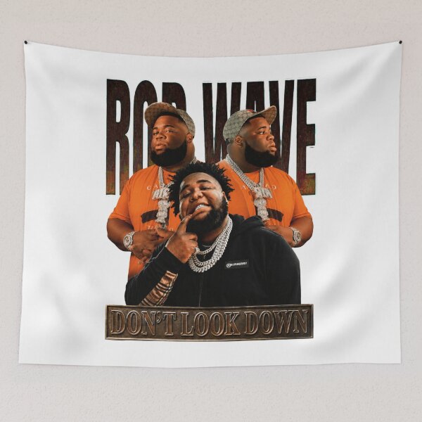 Item preview, Rod Wave Don't Look Down Vintage Hip Hop Design designed and sold by Elroy18M.