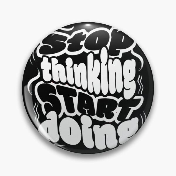 Item preview, Stop Thinking, Start Doing — Bold Motivational Typography Poster Encouraging Action and Productivity designed and sold by KanDa-Shop.