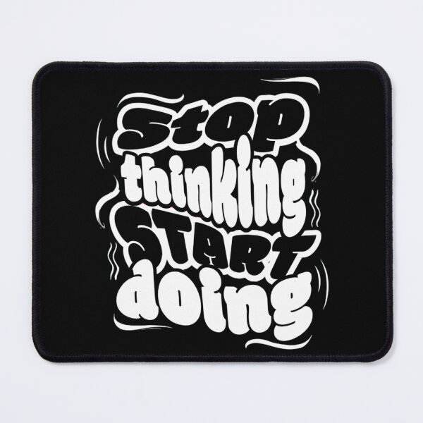 Item preview, Stop Thinking, Start Doing — Bold Motivational Typography Poster Encouraging Action and Productivity designed and sold by KanDa-Shop.