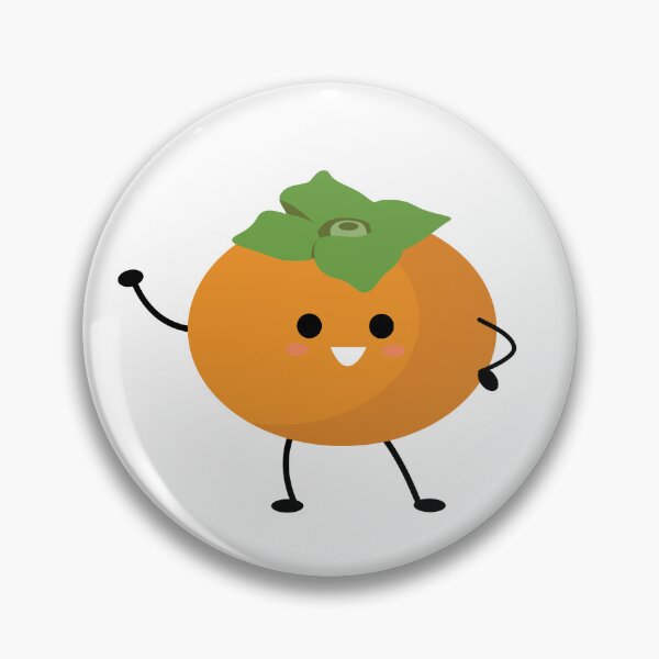 Item preview, Cute Kawaii Persimmon Fruit Mascot Vector designed and sold by paolboa.