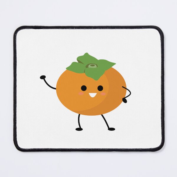 Item preview, Cute Kawaii Persimmon Fruit Mascot Vector designed and sold by paolboa.