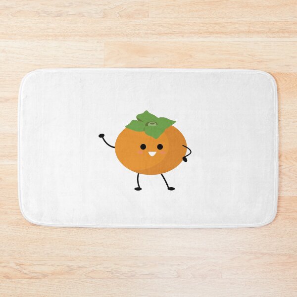 Item preview, Cute Kawaii Persimmon Fruit Mascot Vector designed and sold by paolboa.