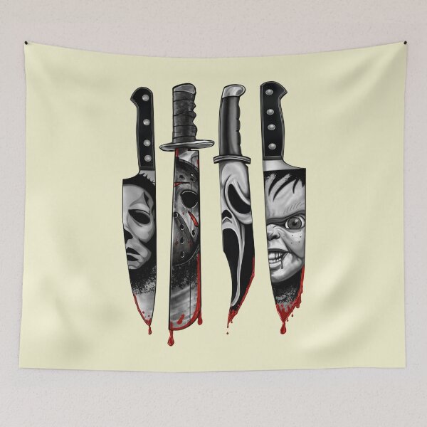 Item preview, Horror Icons Bloody Knife Art designed and sold by Vicky021.