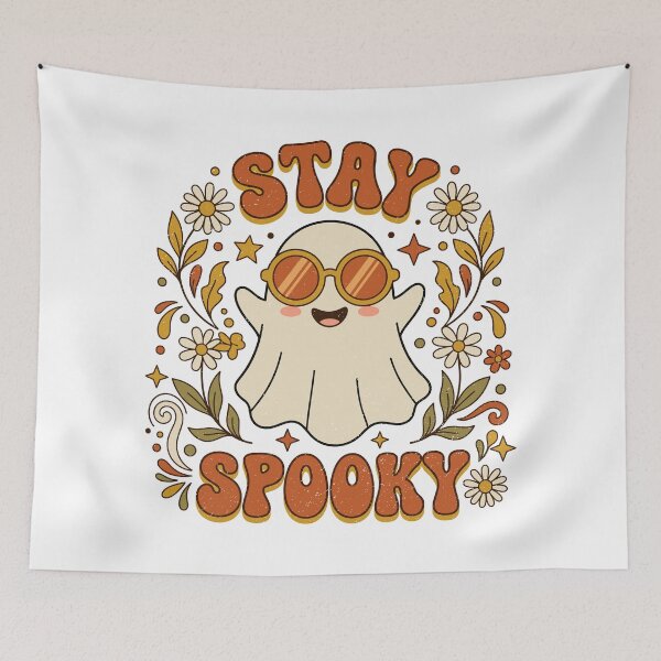 Item preview, Stay Spooky Ghost Retro Funny Halloween designed and sold by RareBunny.