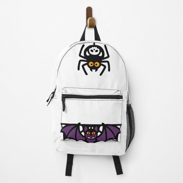 Item preview, Hanging Bat and Spider Vector T-Shirt Design - Cute Halloween Skull Back Spider Graphic designed and sold by Rabu10.