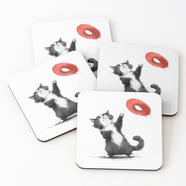 Item preview, Cat | Black & White Cat | Minimal Pet Aesthetic Art designed and sold by Mandayartstudio.