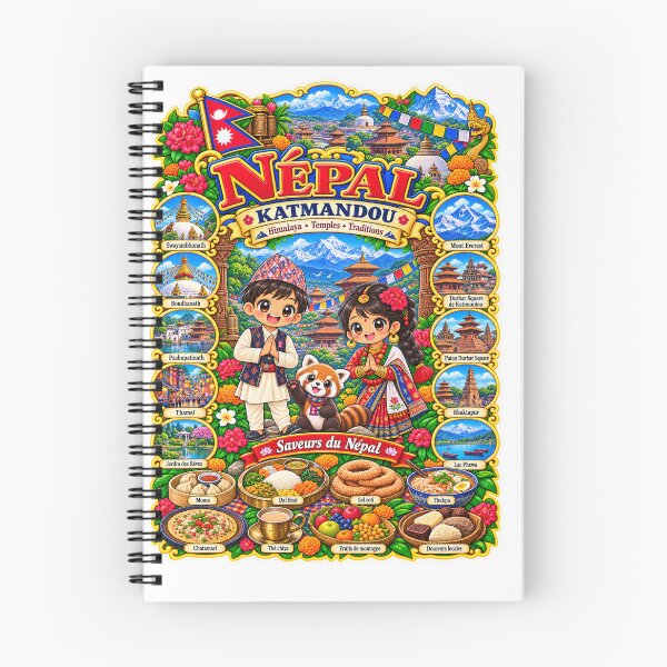 Item preview, Nepal Kathmandu – Kawaii Trip, Himalayas, Temples and Flavors of Nepal designed and sold by Cifi64.