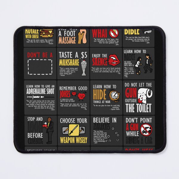 Item preview, 20 Lessons From Tarantino Pulp designed and sold by kevin-ayo.