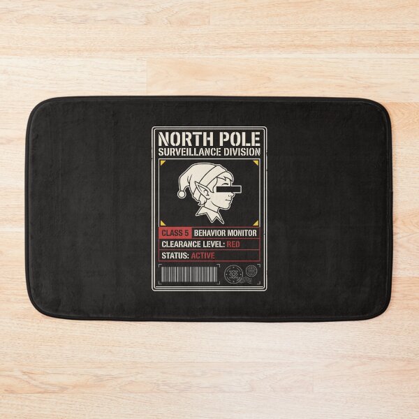 Item preview, North Pole Surveillance Division Censored Elf Badge designed and sold by SplashTastic.