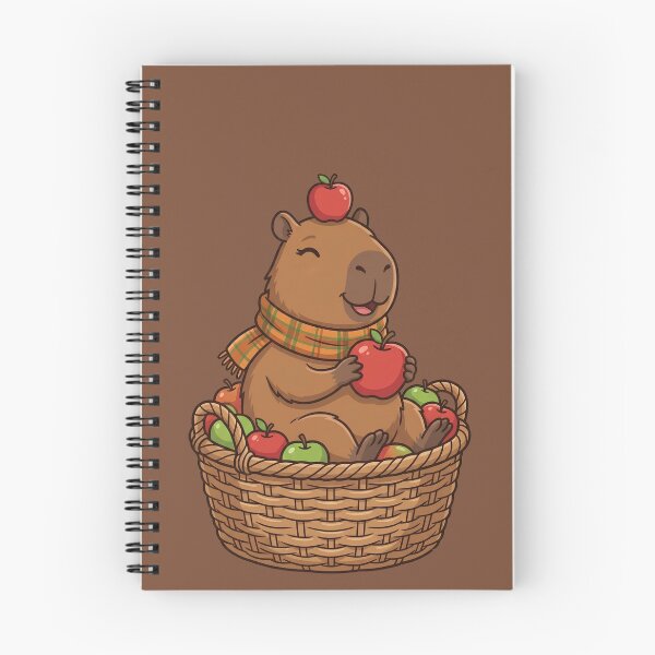 Item preview, Autumn Capybara Apple Harvest designed and sold by Ivy-Triggs.