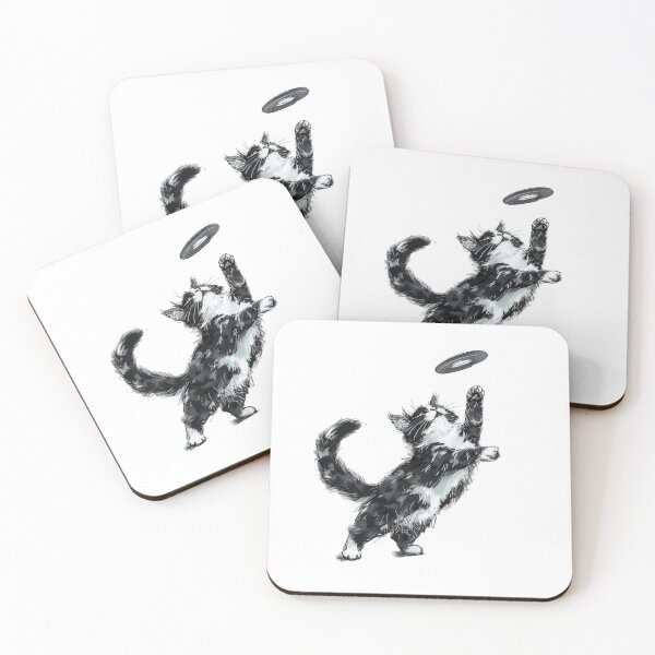 Item preview, Cat | Black & White Cat | Minimal Pet Aesthetic Art designed and sold by Mandayartstudio.