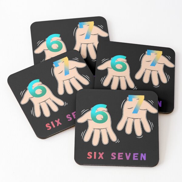 Item preview, ​67 Hand Sign Graphic Logo Sixty Seven Meme- Dark edition designed and sold by JulSaMar03.