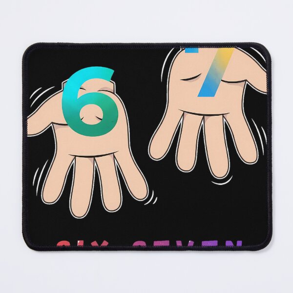 Item preview, ​67 Hand Sign Graphic Logo Sixty Seven Meme- Dark edition designed and sold by JulSaMar03.