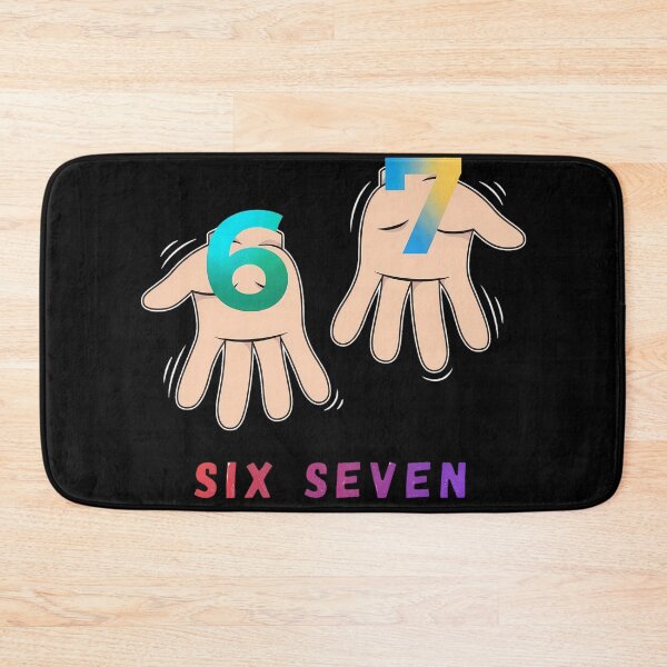 Item preview, ​67 Hand Sign Graphic Logo Sixty Seven Meme- Dark edition designed and sold by JulSaMar03.