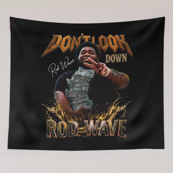 Item preview, Rod Wave Don't Look Down Vintage Trap Aesthetic designed and sold by Elroy18M.