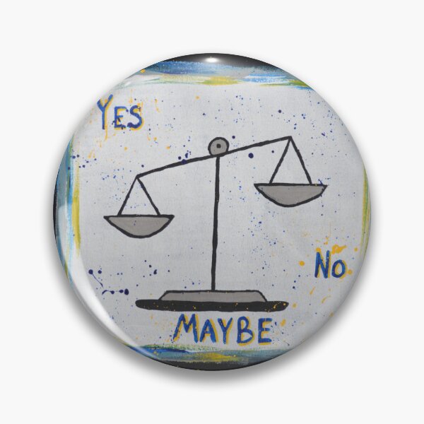 Item preview, Yes, no, maybe - The art of playful indecision designed and sold by Graffystyle.