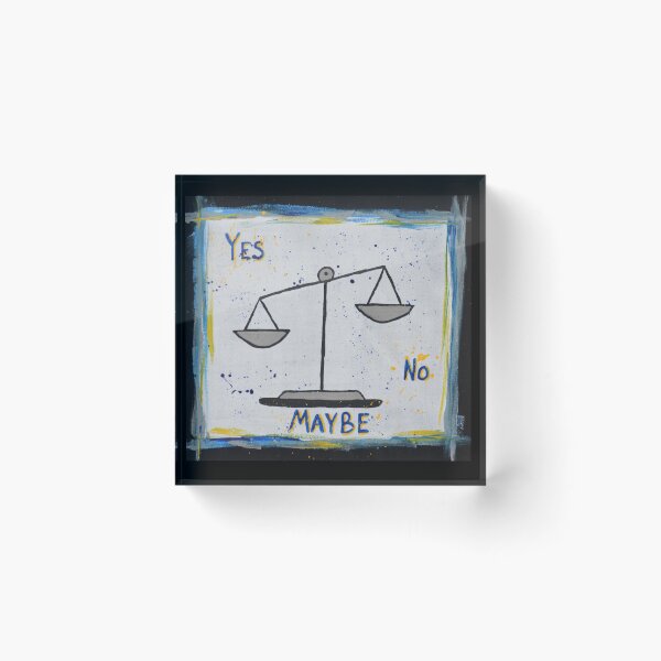 Item preview, Yes, no, maybe - The art of playful indecision designed and sold by Graffystyle.