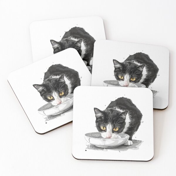 Item preview, Cat | Black & White Cat | Minimal Pet Aesthetic Art designed and sold by Mandayartstudio.