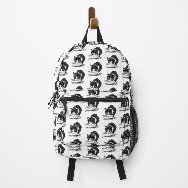 Item preview, Cat | Black & White Cat | Minimal Pet Aesthetic Art designed and sold by Mandayartstudio.