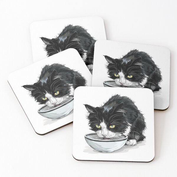 Item preview, Cat | Black & White Cat | Minimal Pet Aesthetic Art designed and sold by Mandayartstudio.